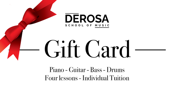 Music Lesson Gift Voucher - 4 Lessons