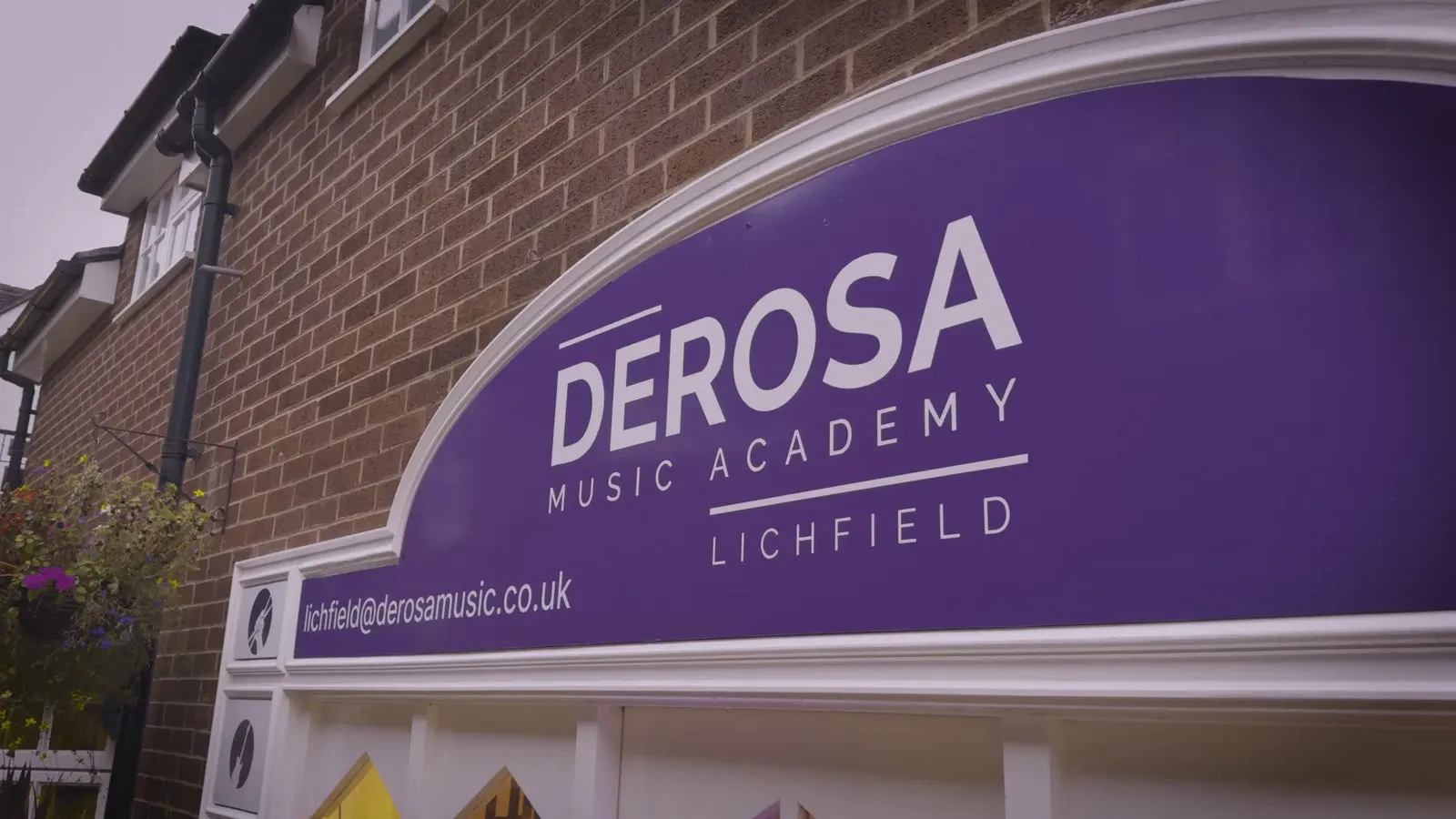 Inside the Derosa Music Lichfield teaching space